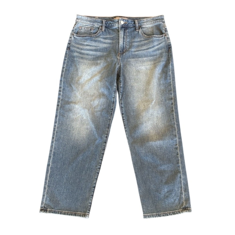Joe's Cropped Straight Leg Ankle High Waist Blue Jeans Size 31